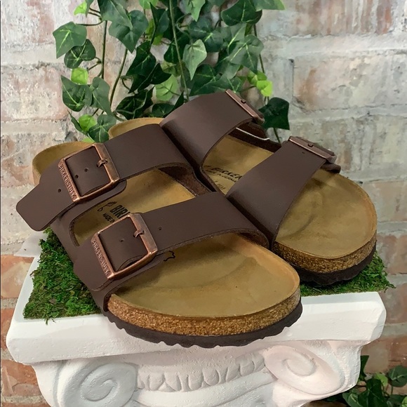 NEW Birkenstock Arizona Womens sandal Brown - Picture 2 of 7